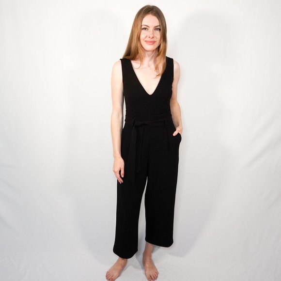 Anthropologie Pants - ANTHROPOLOGIE Sleeveless Belted Jumpsuit NWOT